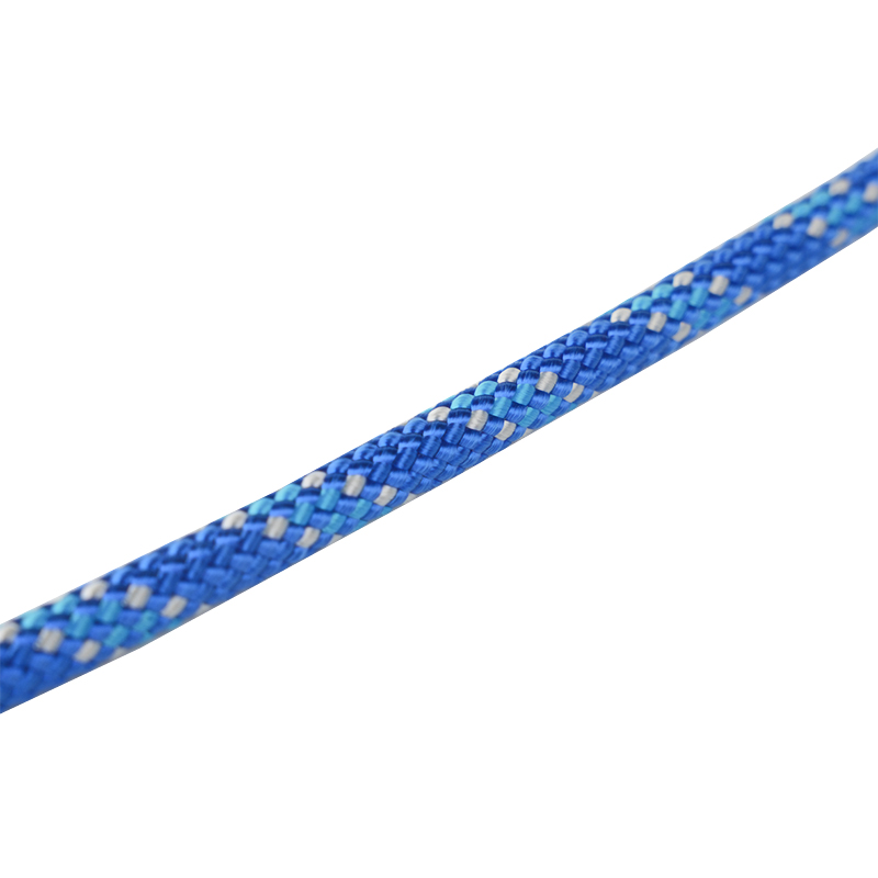 8 mm-es lapos, sima poliészter fonott kötél