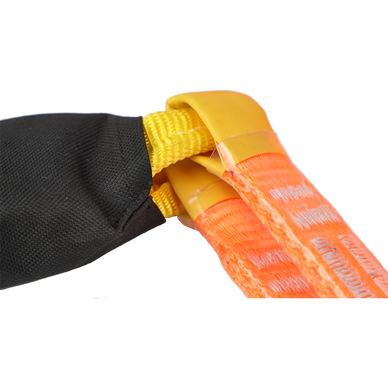 L19 esésgátló iker biztonsági zsinór vastag hevederrel és ANSI horgokkal